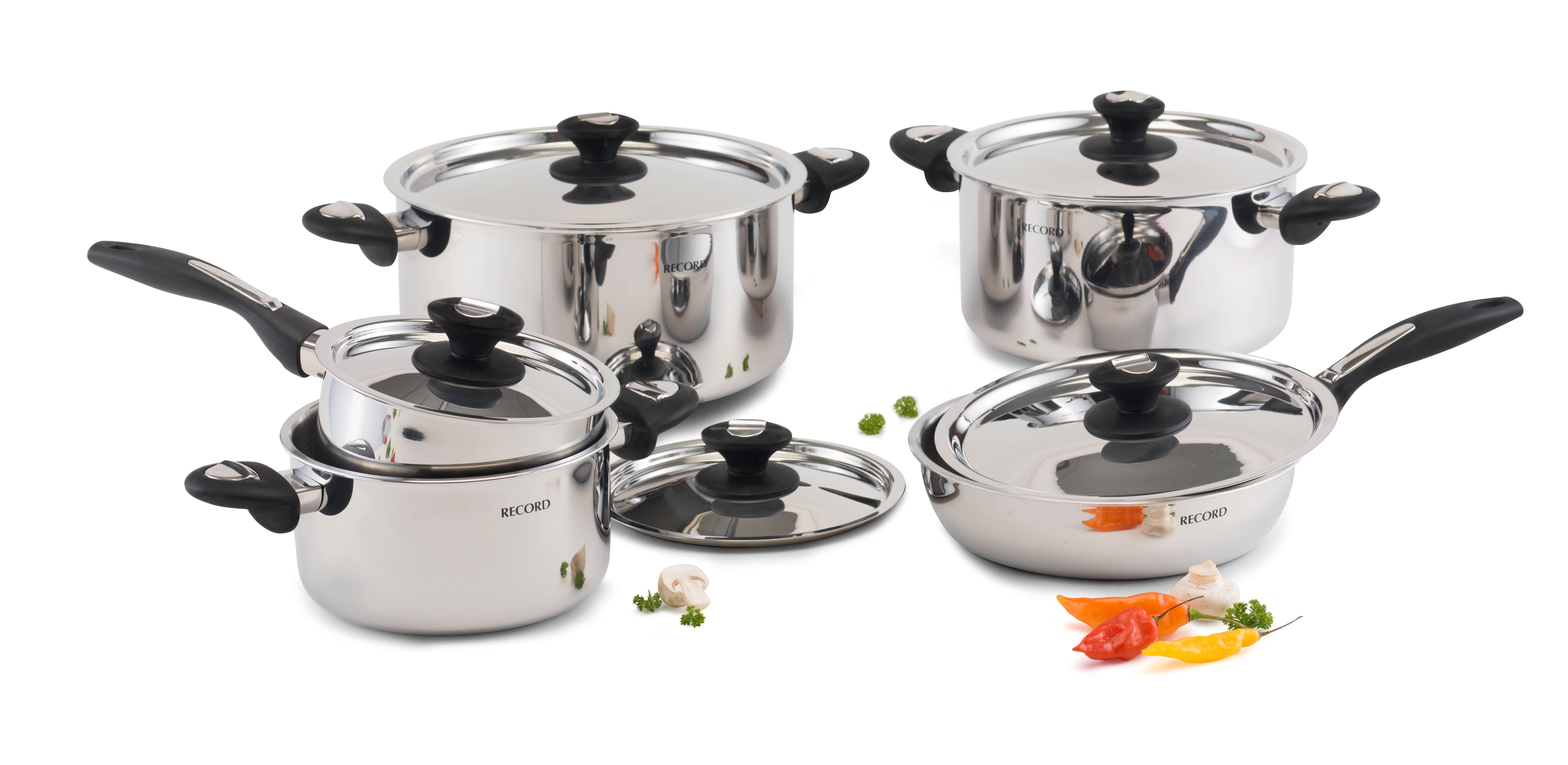 Record Juego de Ollas Marquesa Acero Inoxidable 10pz